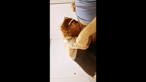 Sucking off a fat man