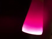 Fucking my lava lamp, tight pussy can barely take it