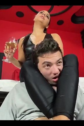 Goddess Kiffa - Kiffa Mean and Sexy Foot Domination and Cock Tease Until Got Cum on Her Feet