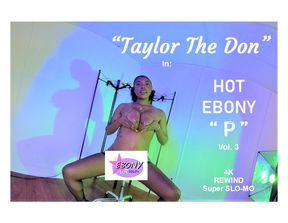 HOT Ebony &quot;P&quot; Vol. 3 - Ebony Watersport Pee Pissing SLO-MO