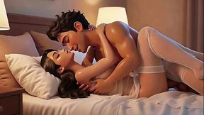 Stepson bangs hot Latina hot mom stepmom in kitchen and near the washing machine