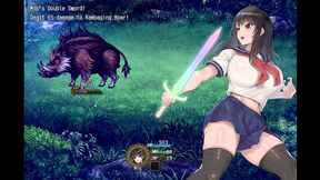 futanari uniform [ futa hentai game ] ep.2 handjob special skill !