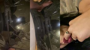 peeing in the forest – naughty outdoor relief 6