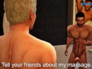 'It's more than just a simple massage!" Aston and Francis - SIMS 4