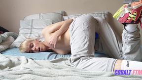 Wet Ftm Smells His Dirty Sneakers and Cums