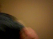 Shy virgin teen humps his pillow. (Huge cumshot)
