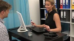 ”Nikky Dream is testing the qualities a new office slut”