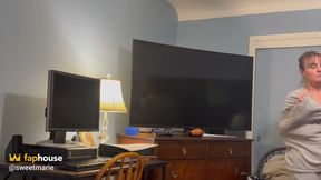 Sucking Stepson in Law Until I Gag on His Cum and Swallow 2 Big Loads!