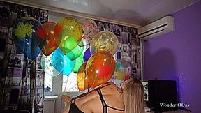 Wild gamer sit pop all helium balloons **4K**