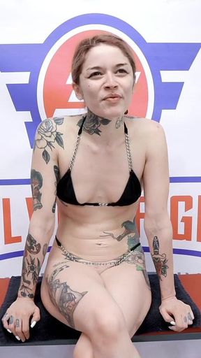Vanessa Vega Vs David Lee Mixed Wrestling