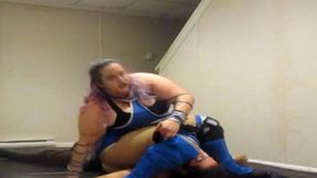 Butt Drops 1: 270 lb Kikyo vs. 119 lb Shadow for the IIWF Championship