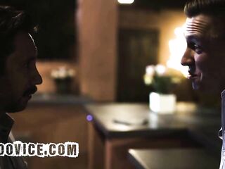 Blond Waitress Double Penetration With Wealthy Businessman And His Ally