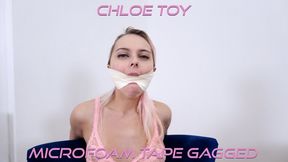 Chloe Toy - Microfoam Tape Gagged 3 Gag Video MP4 HD ( stuffed, cleave, wrap, microfoam, tape, silenced, otm, bandana, muffled, helpless )