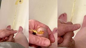 Amateur Guy Pissing Slow Motion Pov - Pissvids