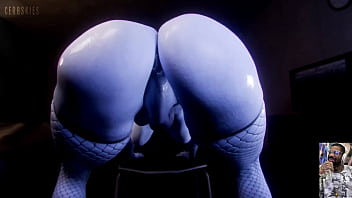 Huge Thicc Transgender Widowmaker Twerks Her Cock, Widowmaker Fucks Juno&rsquo_s Fat Ass