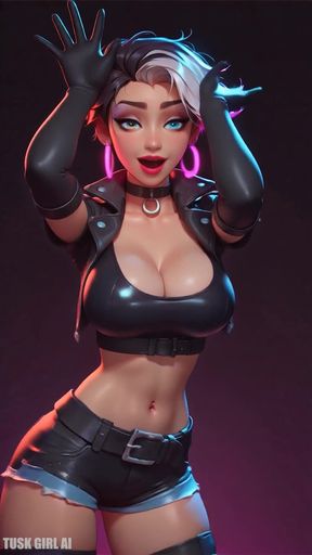 Luna Snow in Marvel Rivals SFW AI Video 01