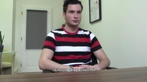 Well-mannered built pal with 17cm cock
