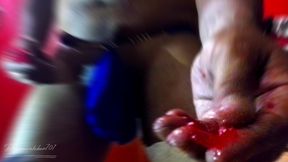Desi Bengali Horn_y Kolkata Boyfriend Passionate Masturbation with Jelly,real Audio Cum Loaded, Bengali Big Black Cock