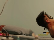 Behind The Scene - ASIAN SOLO CUM ON FACE