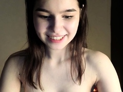 Emo teen Becka solo webcam masturbation