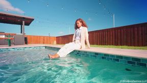 Jasmine Is All Wet in White Business