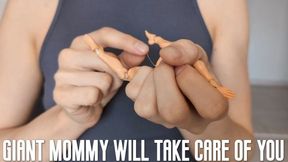 Giant mommy will take care of you
