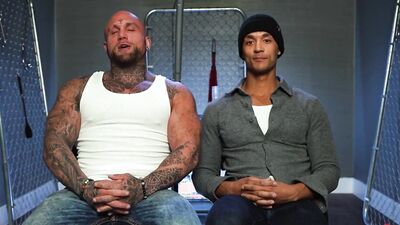 Aj Sloan dominates Gunnar Stone with her bareback skills in a masked BDSM session