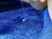 Injecting lotion into my flaccid uncircumcised korean cock, real kink!