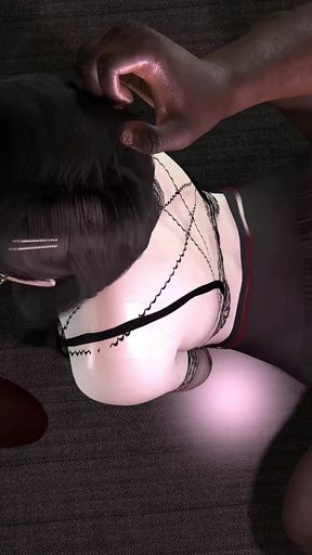 3D Fast Speed Big Boobs Slut Have First Time Threesome Sex