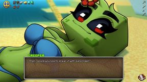 [Gameplay] Minecraft Horny Craft - Part 20 - Creeper Sexy Swinsuit Boobs By LoveSk...
