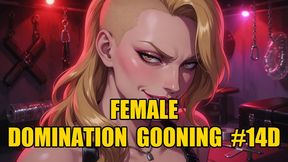 Female Domination Gooning #14D: Latex Throne Eternal Surrender (Animated, Music, Text)