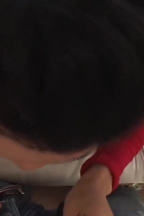 Tattoed girl rides on a massive cock to a mouth cumshot