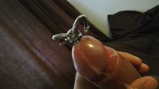Second attempt with my biggest urethral dilator, intense orgasm