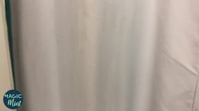 BLONDE TEEN FINGERING IN SHOPING MALL AND BLOWJOB