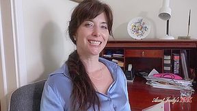 Sexy Milf Boss Lady Asha Sucks Your Cock At The