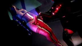 Curvy Futanari Warps Space-Time with Mind-Bending Blowjob Fantasy