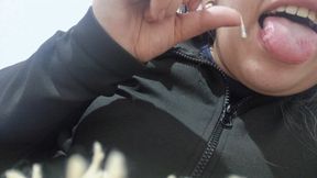 Naughty Lola - eats snot