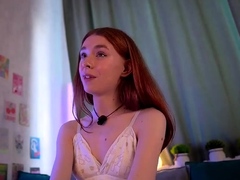 Close up teen foot worship