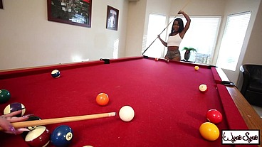 Hot Nymphos In The Hole! Kris Riot & Harmonie Marquis Make Out!