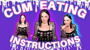 Cum Eating Instructions By Lexi Mae