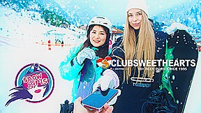 From Snowboarding to Pussy Fucking with 18yoy Alice Flore and Amelia Ost by ClubSweethearts