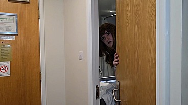 SISSY MAID GETS DOUBLE PUNISHMENT FOR HER WHORE MOUTH