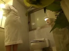 Horny busty AV model Hana Haruna looks great during her solo action