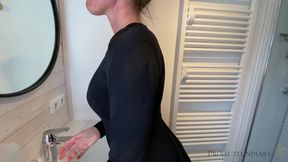 Hot wife secret fuck during dinner party