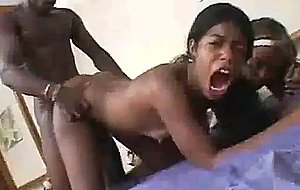 Ebony threesome michelle and tabitha