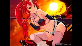 Sexy Anime Girls Pose Seductively in Softcore Hentai Slideshow