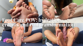 Foot Care POV: hydration, creams and real transformation