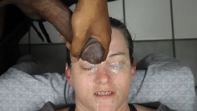 Dirty Dee in Another Situation with Loads on Her Face