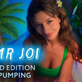 ASMR JOI. Island Petite Brunette Mic Pumping Your Cock and Makes You CUM. Amy Haze