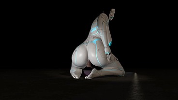 Thick Sex Doll Rides Dildo Anal